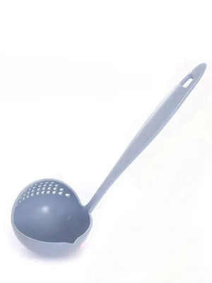 2 In 1 Food Strainer Soup Colander Spoon – 1 Pc (random Color)