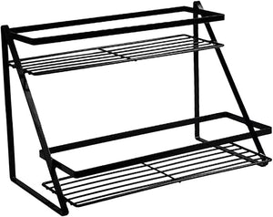 2 Tier Spice Rack Shelf Kitchen Accessories Rack Stand , Multi-purpose Kitchen Spice Rack Holder,