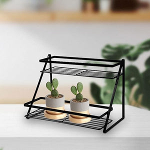 2 Tier Spice Rack Shelf Kitchen Accessories Rack Stand , Multi-purpose Kitchen Spice Rack Holder,