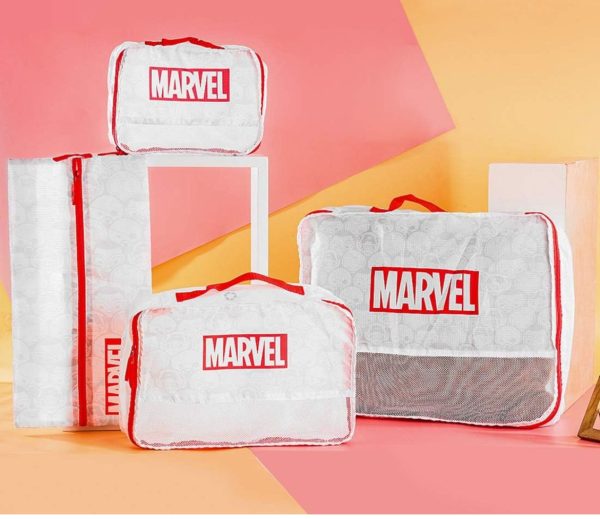 4 Pcs Set Marvel- Travel Storage Bag