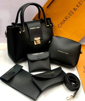 5 Pcs Shoulder Bag Set For Girls Charles & Keith Handbag