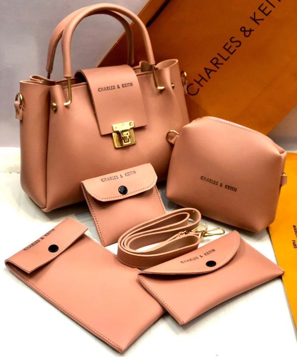 5 Pcs Shoulder Bag Set For Girls Charles & Keith Handbag