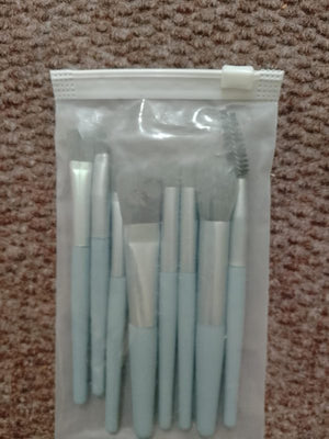 8 Pieces Cute Mini Brushes Pack (random Color)