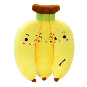 Baby Banana Bunch Stuff Plush Fruit Toy Pillow For Girls Boys – 25cm