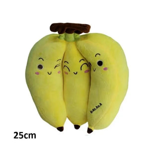 Baby Banana Bunch Stuff Plush Fruit Toy Pillow For Girls Boys – 25cm