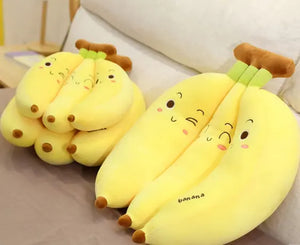 Baby Banana Bunch Stuff Plush Fruit Toy Pillow For Girls Boys – 25cm