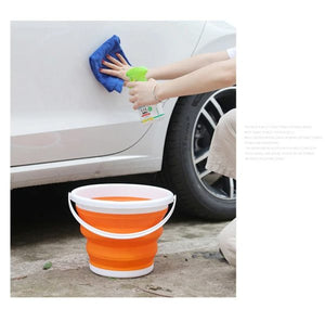 Foldable Bucket With Handle 10 L Random Color