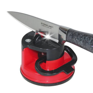 Knife Sharpener With Suction Pad Random Color