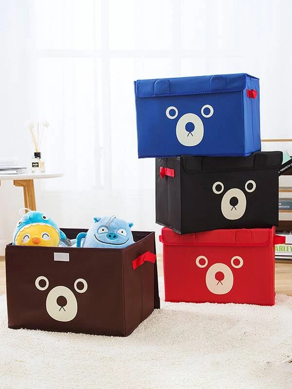 Multipurpose Panda / Cube Storage Box – Foldable (random Color)