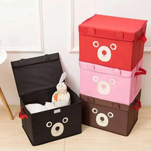 Multipurpose Panda / Cube Storage Box – Foldable (random Color)