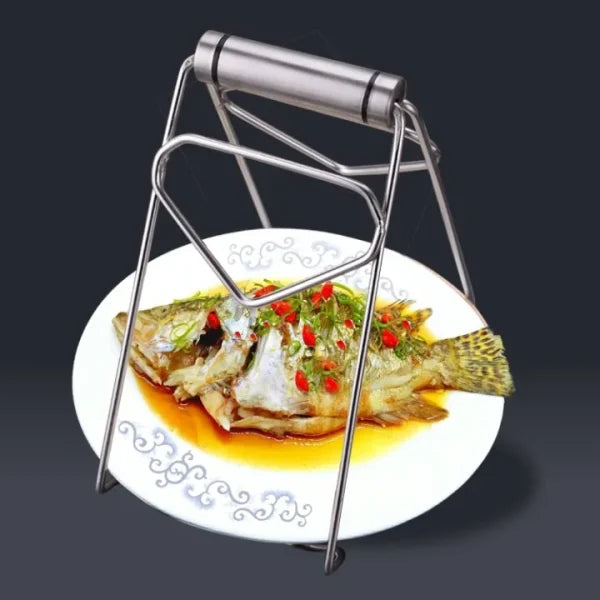 Non-slip Stainless Steel Multifunctional Hot Plate Clip Dish Tray Bowl Holder Gripper Clamp Kitchen Tools