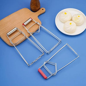 Non-slip Stainless Steel Multifunctional Hot Plate Clip Dish Tray Bowl Holder Gripper Clamp Kitchen Tools