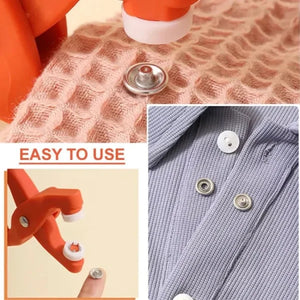 Metal Hand Press Tich Button Fixer Machine Metal Good Quality – 25 Pcs Button